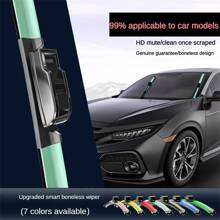 1pc CHMJA 2-In-1 green Water Repellent Wiper Blades, 18 Inch Windshield Wipers , Automotive Replacement Windshield Wiper Blades With Professional CHMJA Water Repellency Formula - Green - View 4