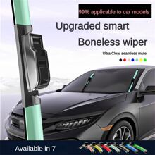 1pc CHMJA 2-In-1 green Water Repellent Wiper Blades, 18 Inch Windshield Wipers , Automotive Replacement Windshield Wiper Blades With Professional CHMJA Water Repellency Formula - Green - View 3