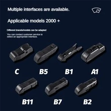 1pc CHMJA 2-In-1 green Water Repellent Wiper Blades, 18 Inch Windshield Wipers , Automotive Replacement Windshield Wiper Blades With Professional CHMJA Water Repellency Formula - Green - View 9