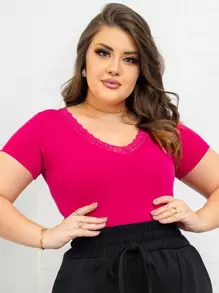 Women T-Shirts - Màu Hồng Tươi - Xem 1