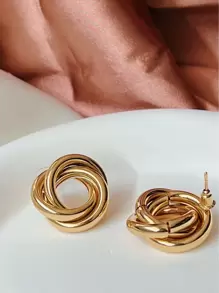Stud Earrings - Vàng - Xem 7