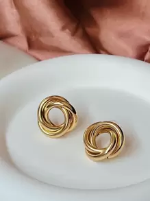 Stud Earrings - Vàng - Xem 4