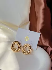 Stud Earrings - Vàng - Xem 8