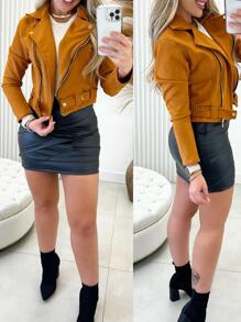 Women Jackets - Camel - View 2