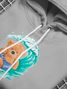 Men Sweatshirts - 灰色 - 查看 2