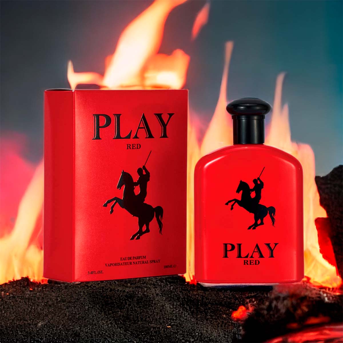 Perfume De Hombre Play Red 100 ML - Rojo - Ver 1