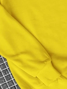 Men Sweatshirts - Màu vàng - Xem 5