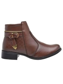 MR TRY SHOES Women Fashion Boots - 鏽棕色 - 查看 5