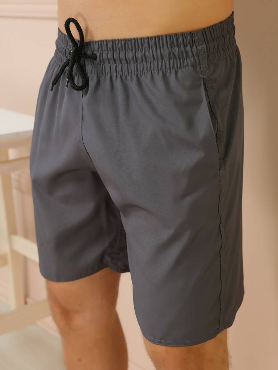 Men Shorts - 深灰色 - 查看 1