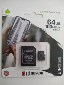 MEMORIA MICRO SD 64GB KINGSTON - Negro - Ver 2