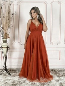 Grife Velasco Women Party Dresses - 亮橙色 - 查看 1