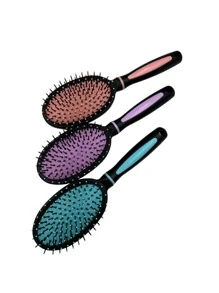 1 Piece Of Dark Hair Comb Anti Friz Resistant Simple Design - 黑色 - 查看 1