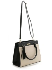 Women Shoulder Bags - Đen và trắng - Xem 3