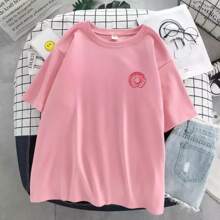 Men T-Shirts - Màu Hồng baby - Xem 1