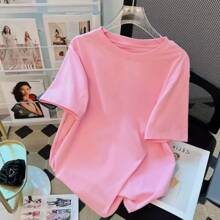 Men T-Shirts - Màu Hồng baby - Xem 2