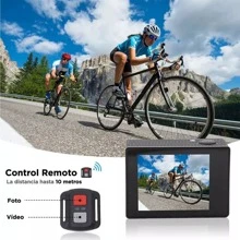 Cámara Deportiva 4k Wifi Con Pantalla Táctil Todo Directo - Negro - Ver 10