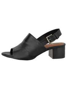 Women Heeled Sandals - Black - View 3