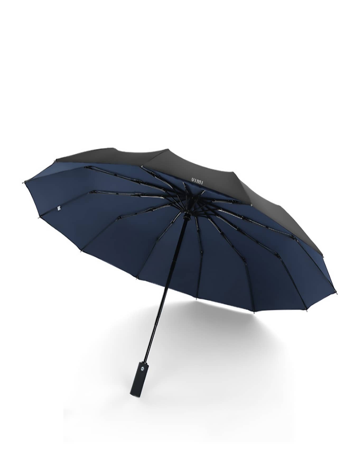 Paraguas Impermeable Anti Viento Plegable Y Portátil Con Apertura Automática - Negro - Ver 1