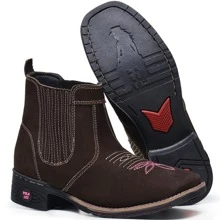 Women Fashion Boots - 咖啡棕 - 查看 1