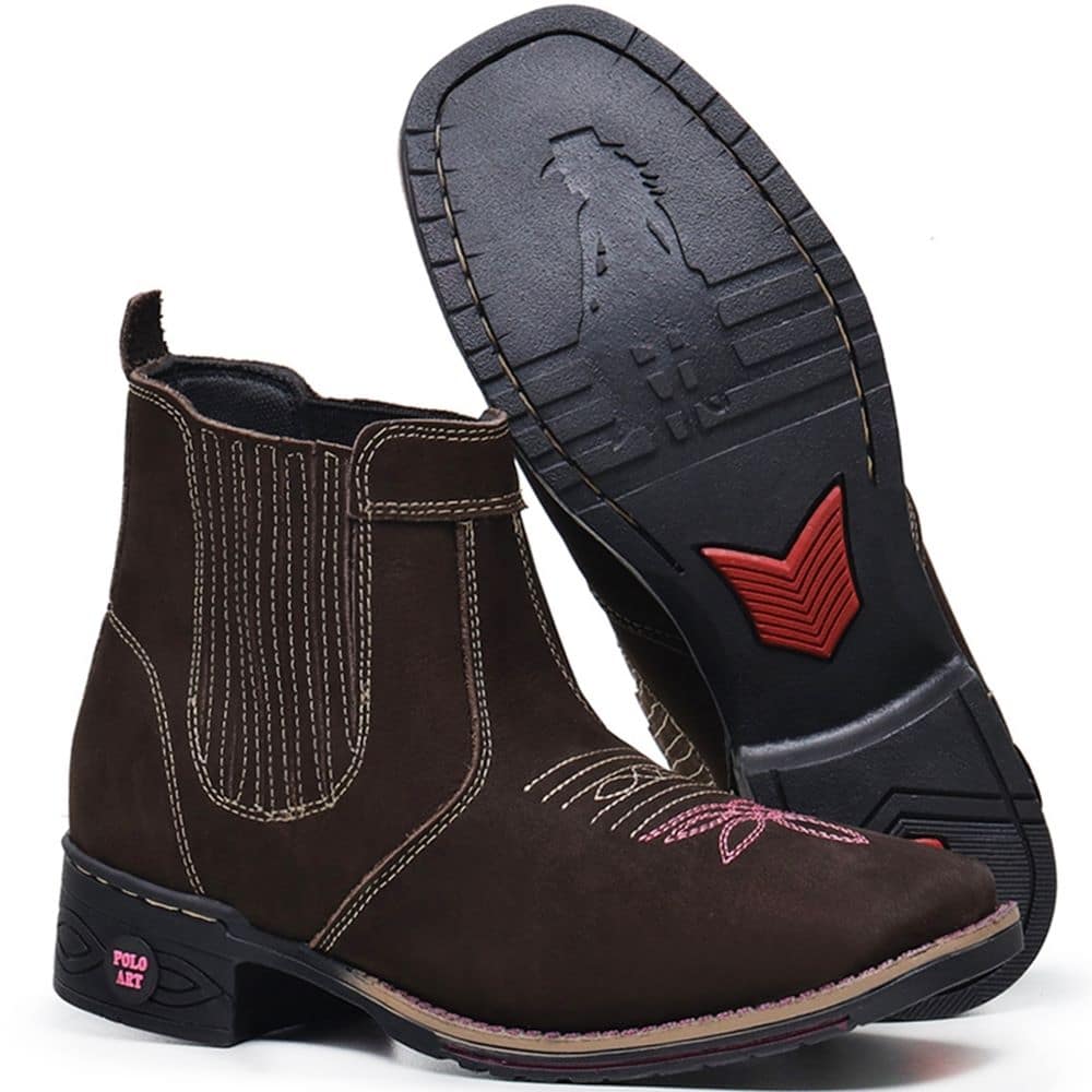 Women Fashion Boots - 咖啡棕 - 查看 1