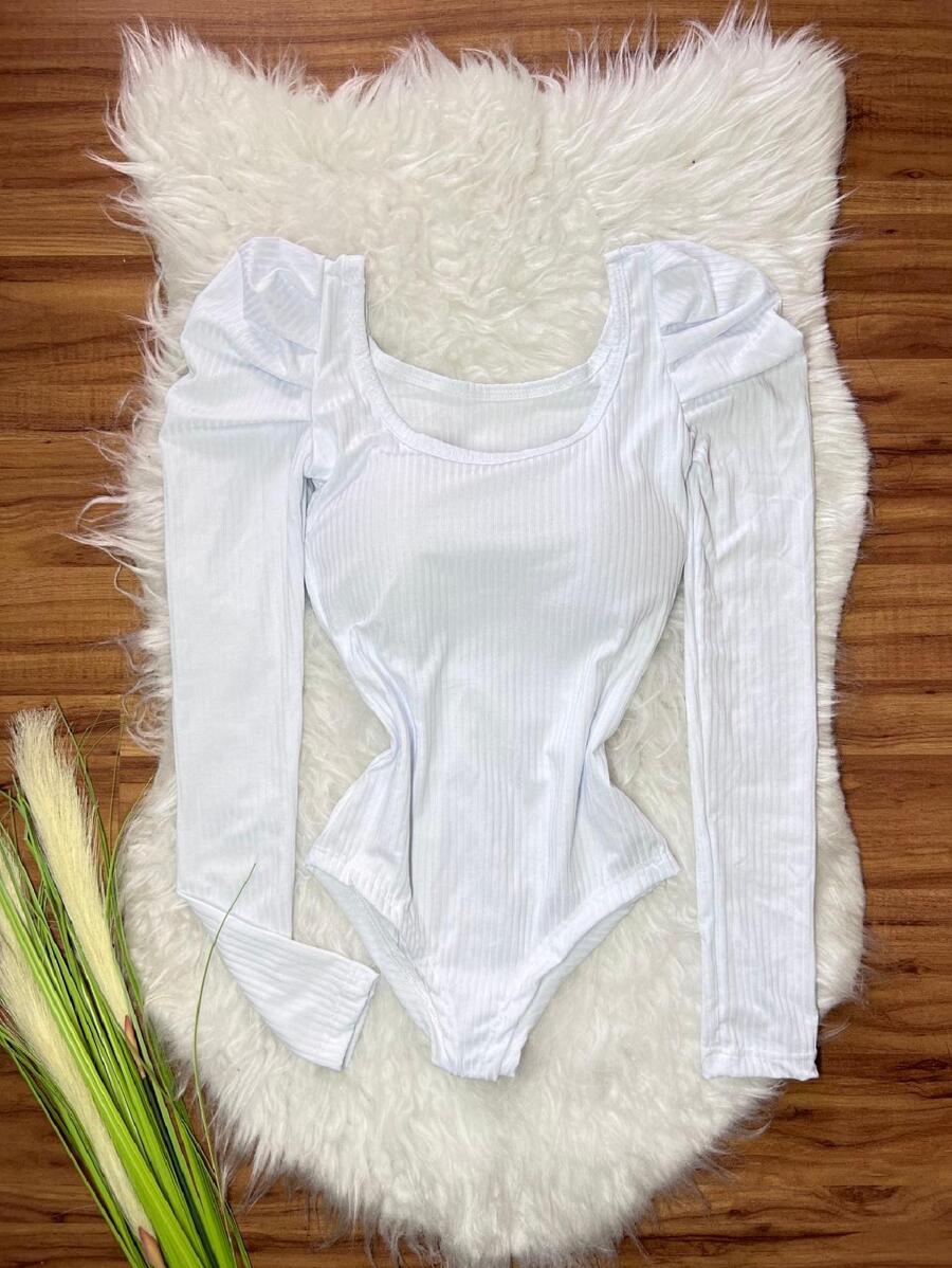 Women Bodysuits - 白色 - 查看 1