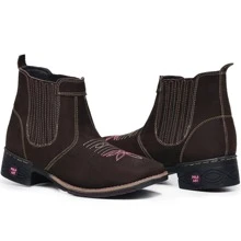 Women Fashion Boots - 咖啡棕 - 查看 4