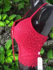 Corset Rojo de Encaje