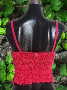 Corset Rojo de Encaje