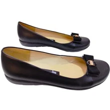 Comfortable And Durable Leather Type School Shoe For School Durable - Black - View 2