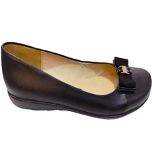 Comfortable And Durable Leather Type School Shoe For School Durable - Black - View 5