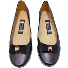 Comfortable And Durable Leather Type School Shoe For School Durable - Black - View 3