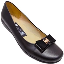 Comfortable And Durable Leather Type School Shoe For School Durable - Black - View 4