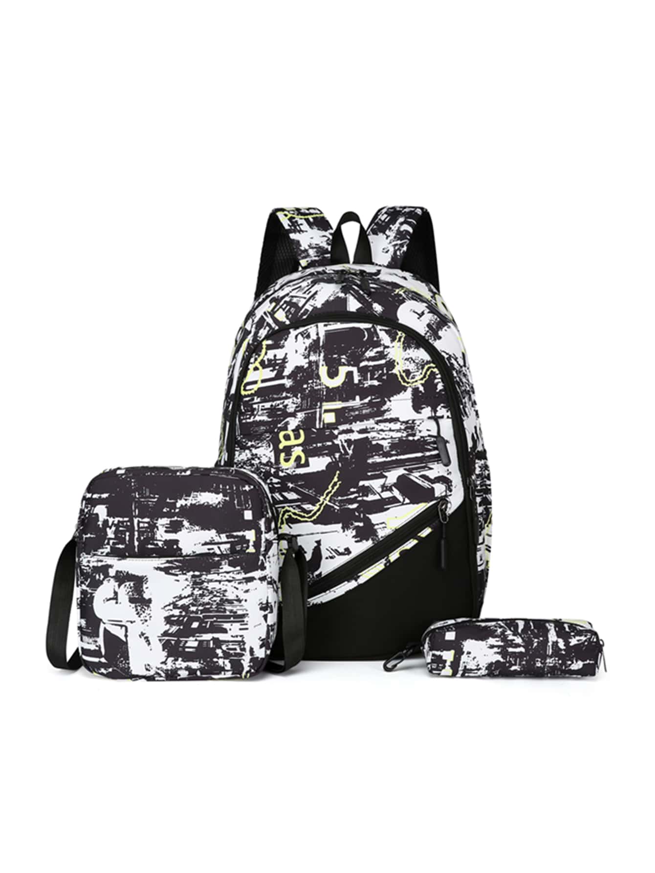 cái Allover Print Bộ ba lô chức năng Bộ cặp đi học dành cho sinh viên tốt nghiệp, cô gái tuổi teen, sinh viên năm nhất, sinh viên năm hai, trung học cơ sở và trung học phổ thông, đại học và trung học phổ thông, hoàn hảo cho hoạt động ngoài trời, du lịch và quay lại trường học - Nhiều màu - Xem 1