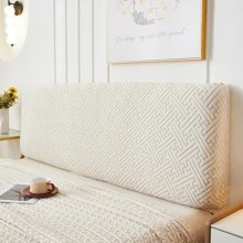 1 件装玉米绒床头罩，高弹力蓬松防脏卧室床头板罩，柔软亲肤