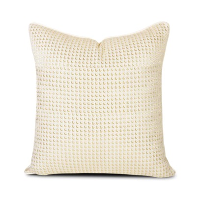 Copertura Cuscino A Quadri Dorati Di Stile Nordico, Fodera Cuscino Decorativo Con Design A Righe Semplice E Moderne Con Schienale Trapuntato, Per Divano, Forma Quadrata Di 30x50cm, 45x45cm, 50x50cm, 60x60cm, Ma Il Nucleo Del Cuscino Non È Incluso
