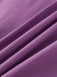 1pc Simple And Thickened Double-layer Bed Skirt With Lace For Single Or Double Bed, Solid Color - 198cm*203cm - Xem 6