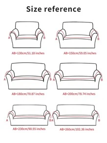 1入組雙面幾何圖案沙發套，全季節山茵絨沙發套墊，適用於家居客廳披肩套（不含枕套） - 灰色 - 查看 10