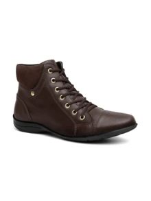 Women Fashion Boots - 咖啡棕 - 查看 2