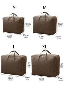 Bộ 3 túi vải có thể gấp lại, dung tích lớn, màu trơn, chống bụi, đựng quần áo, chăn, có chức năng cầm tay và chống ẩm, đồ trang trí du lịch tại nhà (cùng kích thước) Đồ trang trí mùa thu Đồ trang trí lễ hội Đồ trang trí phòng Đồ trang trí nhà Đồ trang trí mùa thu Đồ trang trí phòng ngủ - Cà phê nâu - Xem 7