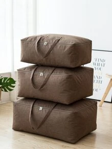 Bộ 3 túi vải có thể gấp lại, dung tích lớn, màu trơn, chống bụi, đựng quần áo, chăn, có chức năng cầm tay và chống ẩm, đồ trang trí du lịch tại nhà (cùng kích thước) Đồ trang trí mùa thu Đồ trang trí lễ hội Đồ trang trí phòng Đồ trang trí nhà Đồ trang trí mùa thu Đồ trang trí phòng ngủ - Cà phê nâu - Xem 5