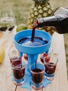 1入創意酒喉&分配器,適用於派對 - 藍色 - 查看 1