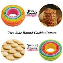 6 Piezas/set Moldes Para Galletas/coloridos Cortadores De Galletas - color - Ver 3