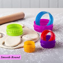 6 Piezas/set Moldes Para Galletas/coloridos Cortadores De Galletas - color - Ver 4