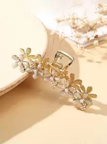 1 pieza Pinza para el cabello con decoración de flor de margarita y cristal de ojo de gato, accesorios para el cabello para mujeres, otoño, viaje, herramientas para el cabello, accesorios para mujeres, cosas para el cabello, otoño, accesorios para el cabello, accesorios para el cabello para mujeres, viaje, accesorios para el cabello, accesorios para mujeres, accesorio para el cabello, accesorios para el cabello de mujeres, herramientas para el cabello, cosas para el cabello, cosas, accesorios de belleza, regalos, viaje, regalos para mujeres, cosas para el cabello, regalos navideños