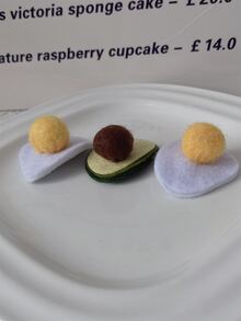 2入組女士創意和可愛的毛毛蟲鳄梨和蛋型髮夾,適用於瀏海,非常適合ins風格攝影