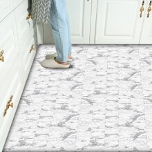 1套10pcs自黏式可拆卸瓷磚地板裝飾貼紙,現代風格的方形防水大理石紋牆貼紙適用於家居裝飾 - 彩色 - 查看 2