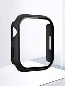 1 Ốp bảo vệ toàn diện có miếng dán màn hình tương thích với Apple Watch, tương thích với 38mm, 40mm, 41mm, 42mm, 44mm, 45mm và 49mm, tương thích với Apple Watch Series Ultra/Se/8/7/6/5/4/3/2/1 - màu đen - Xem 2