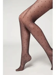 Women Tights - 黑色 - 查看 5