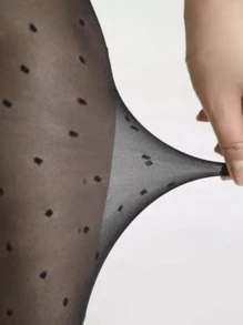 Women Tights - 黑色 - 查看 6