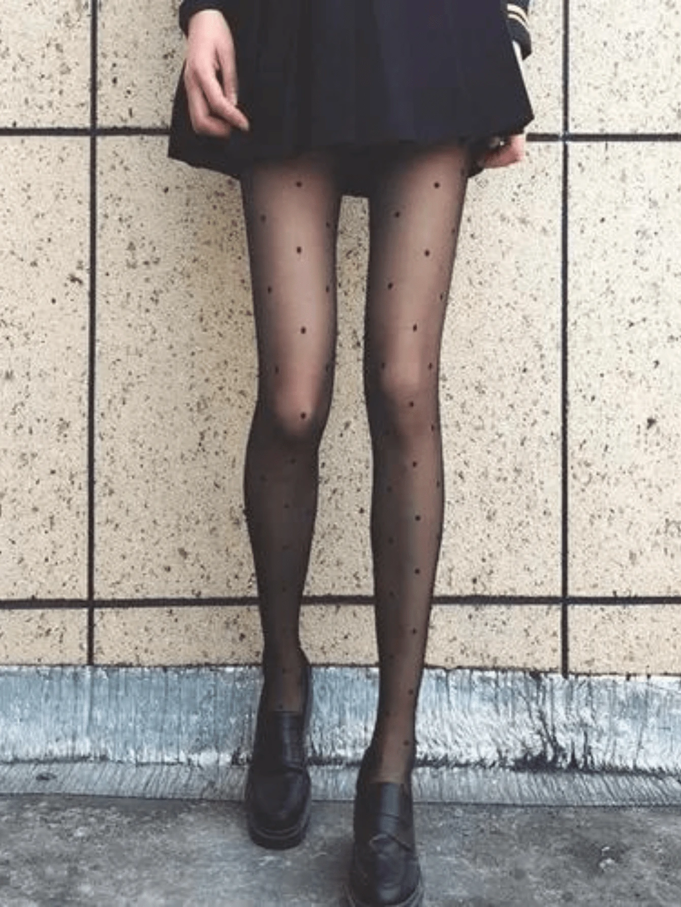 Women Tights - 黑色 - 查看 1